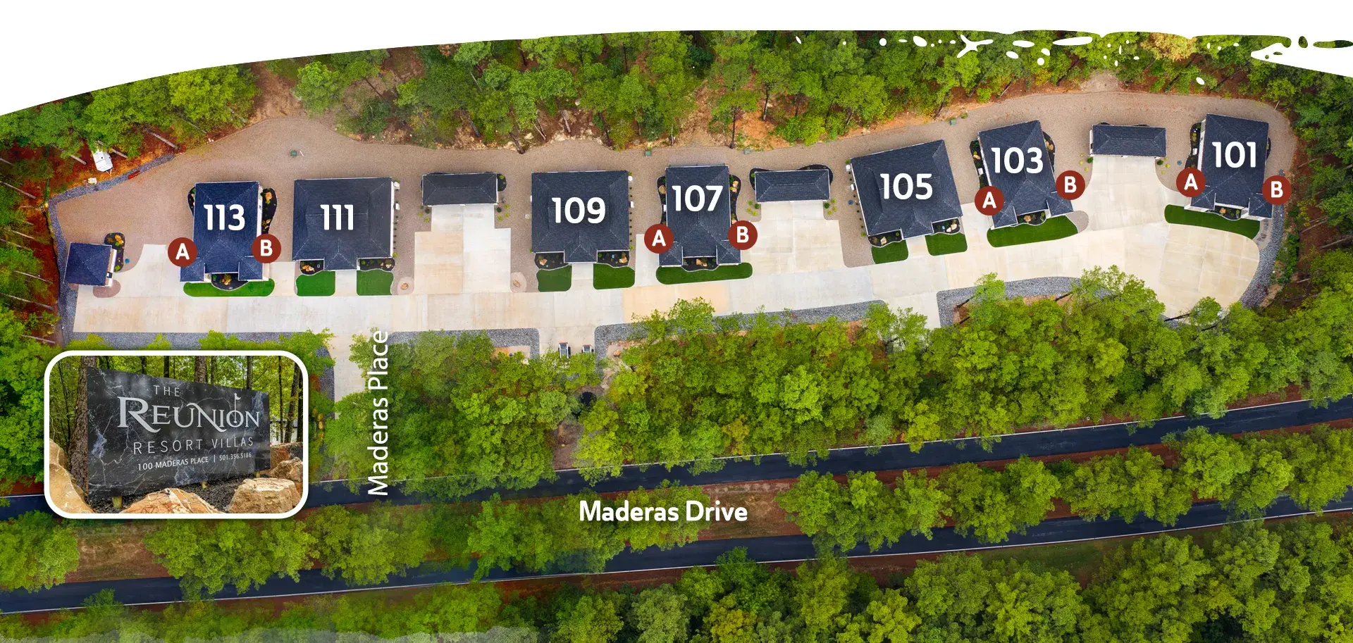 The Reunion Resort Villas Site Map